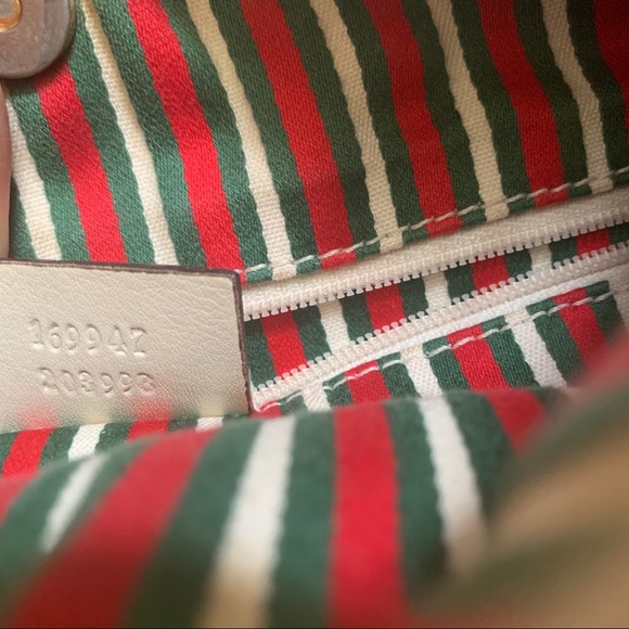 (Sold) Authentic Gucci canvas hobo Bag - Picture 12 of 12